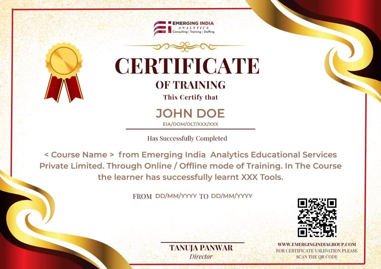 Sample Certificate